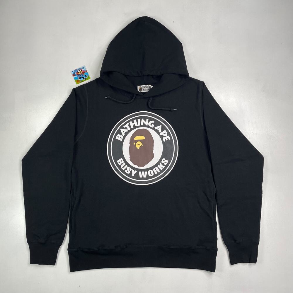 BAPE Busy Works Pullover Hoodie - Size XL